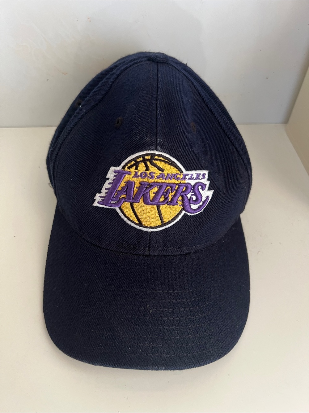 Reebok Navy LA Lakers Embroidered Logo Cap